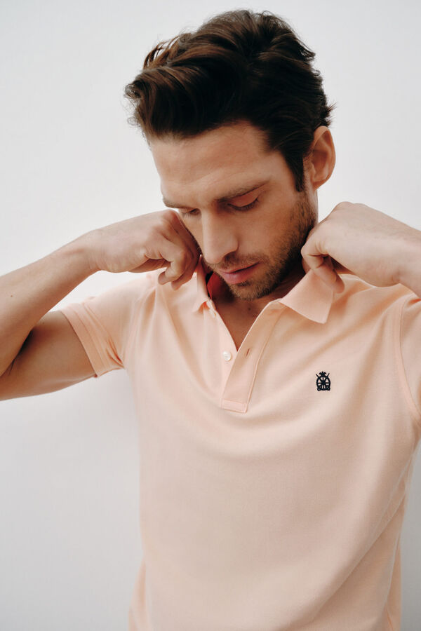 Cortefiel Polo básico Naranja