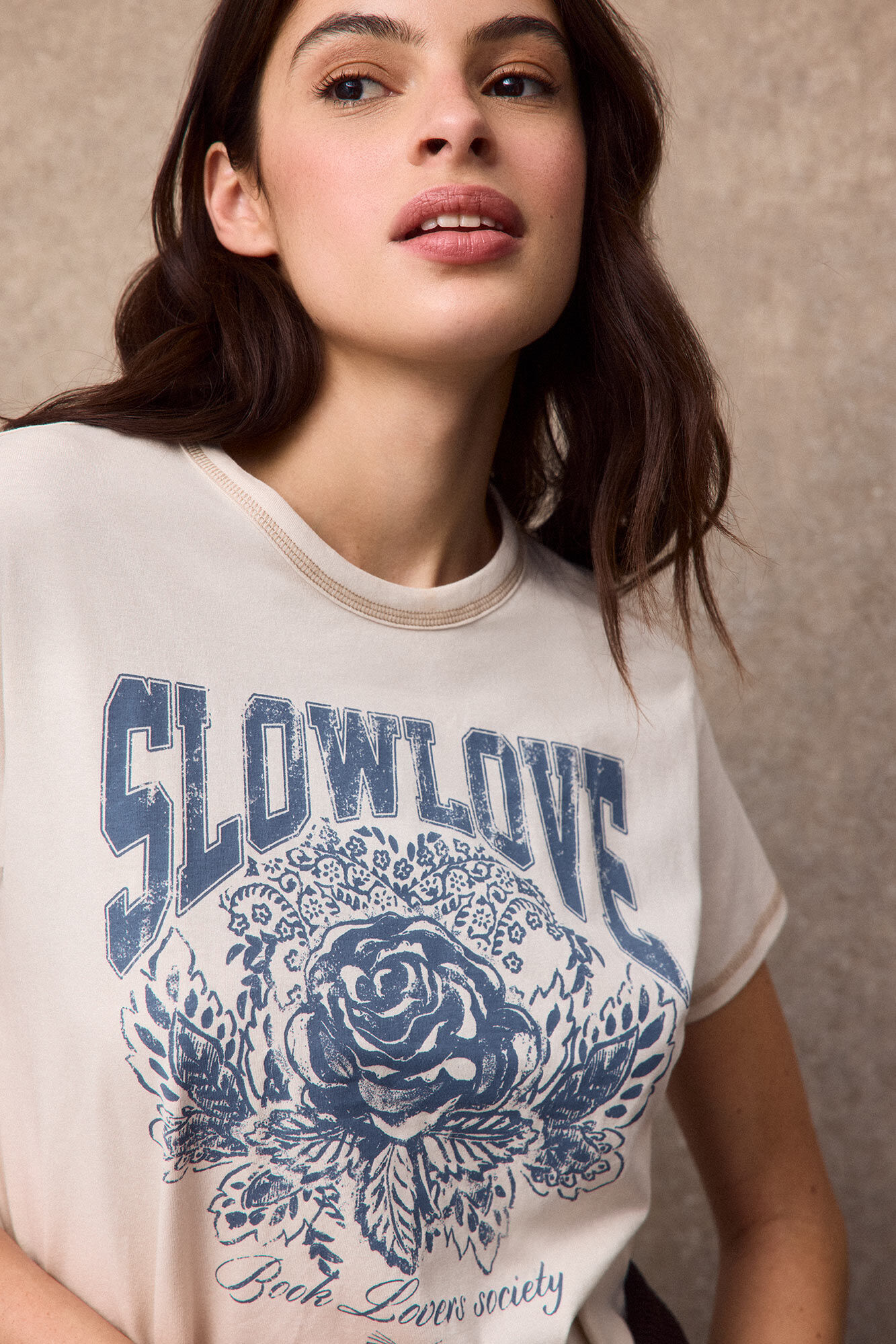 Slowlove Camiseta rosa SlowLove