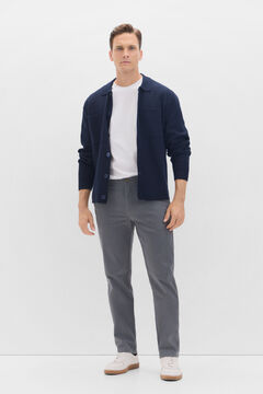 Cortefiel Pantalón chino regular fit Gris