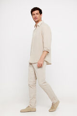 Cortefiel Pantalón chino slim fit Beige