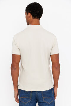 Cortefiel Polo básico Beige