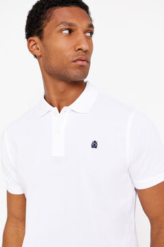 Cortefiel Polo básico Blanco