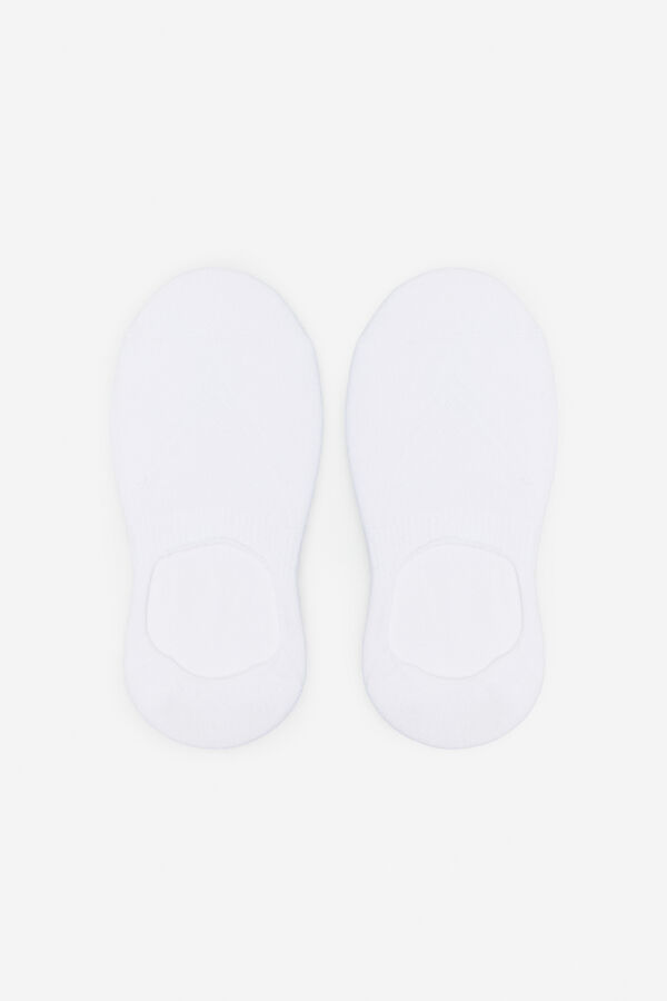 Cortefiel Calcet&iacute;n invisible coolmax Blanco