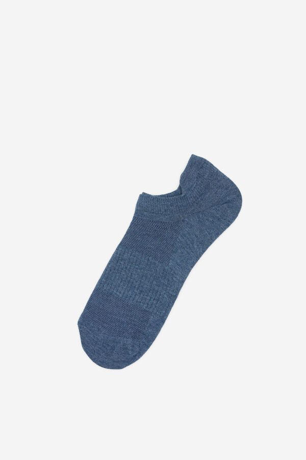 Cortefiel Calcet&iacute;n COOLMAX&reg; tobillero Azul