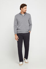 Cortefiel Pantalón chino slim fit Azul marino