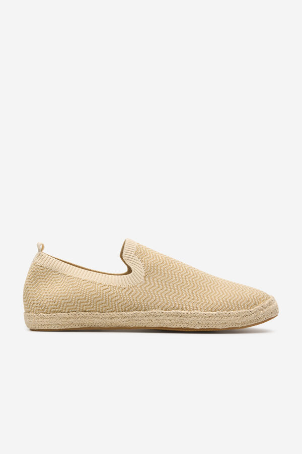 Cortefiel Alpargata tejido Beige