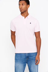 Cortefiel Polo básico Rosa