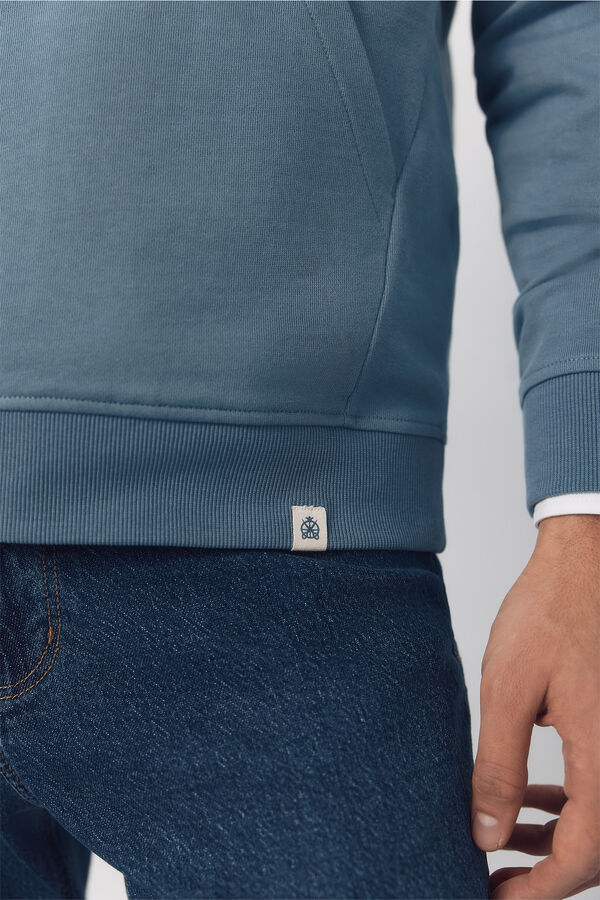 Cortefiel Sudadera con capucha Azul