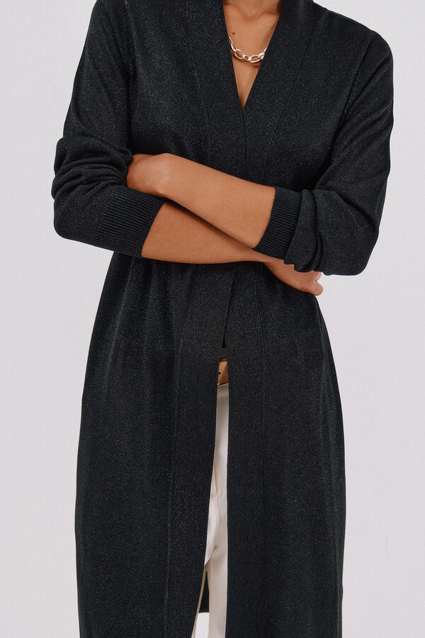 Cortefiel Su&eacute;ter de tejido fino Negro