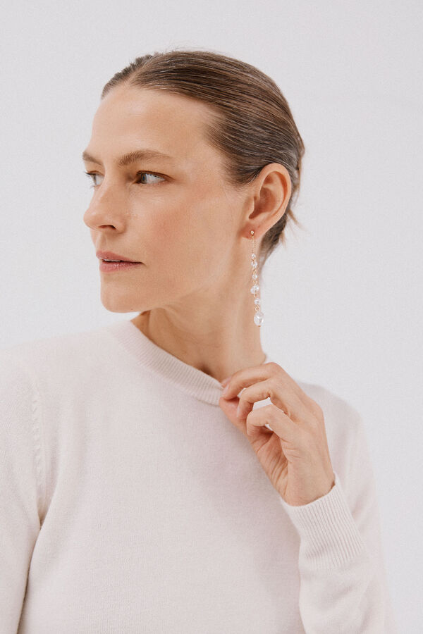 Cortefiel Suéter tacto suave Blanco