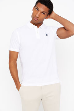 Cortefiel Polo básico Blanco