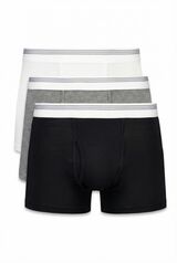 Cortefiel Pack 3 boxer punto Negro