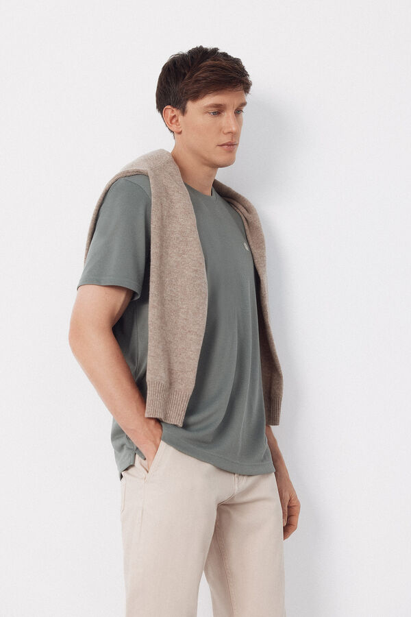 Cortefiel Camiseta COOLMAX&reg; Kaki