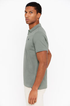 Cortefiel Polo básico Kaki