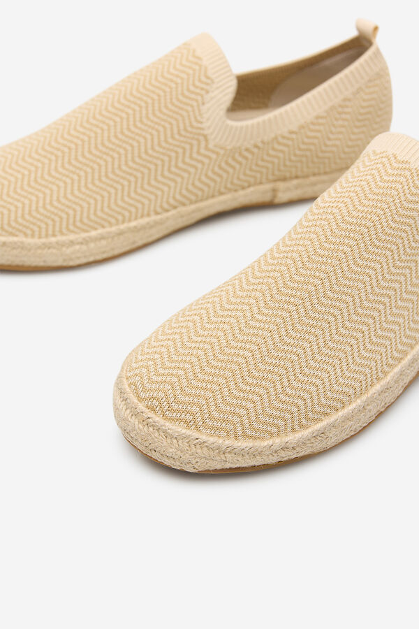 Cortefiel Alpargata tejido Beige