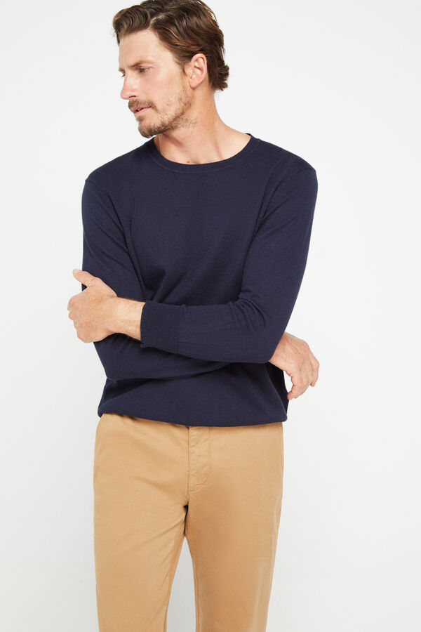 Cortefiel Pantalón chino slim fit Beige