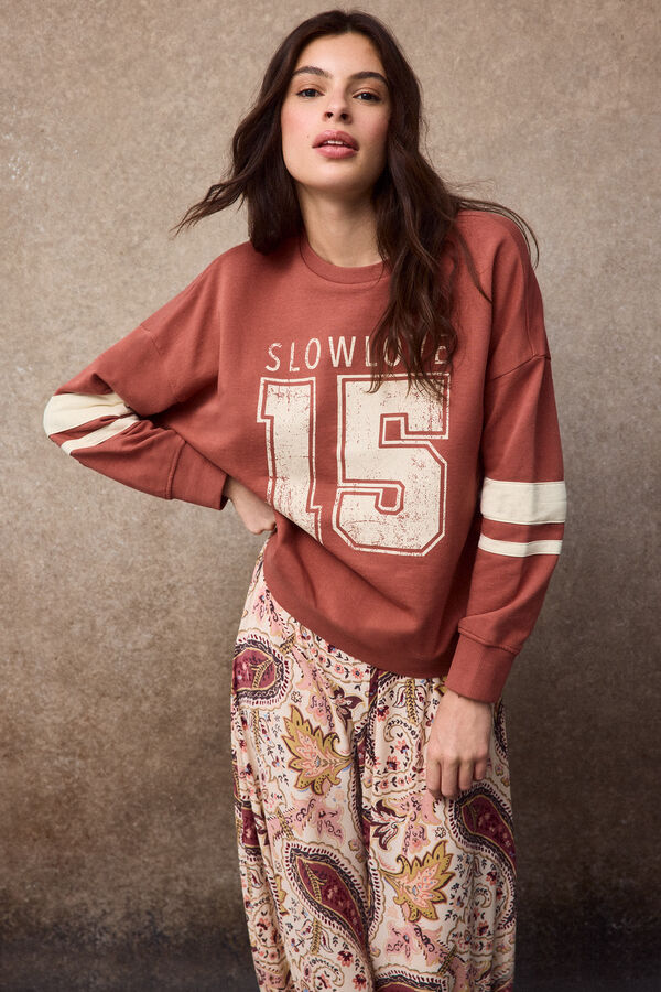 Slowlove Sudadera SlowLove Coral