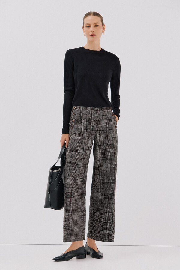 Cortefiel Suéter tacto suave Negro