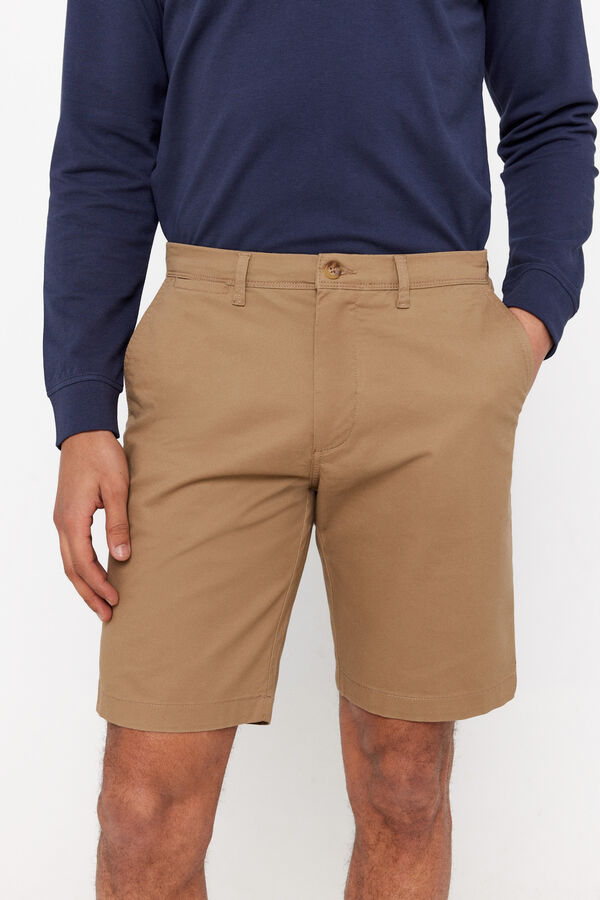 Cortefiel Bermuda chino Beige