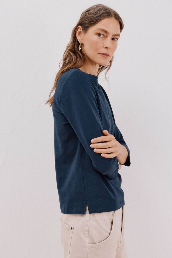 Cortefiel Playera básica barco Azul marino