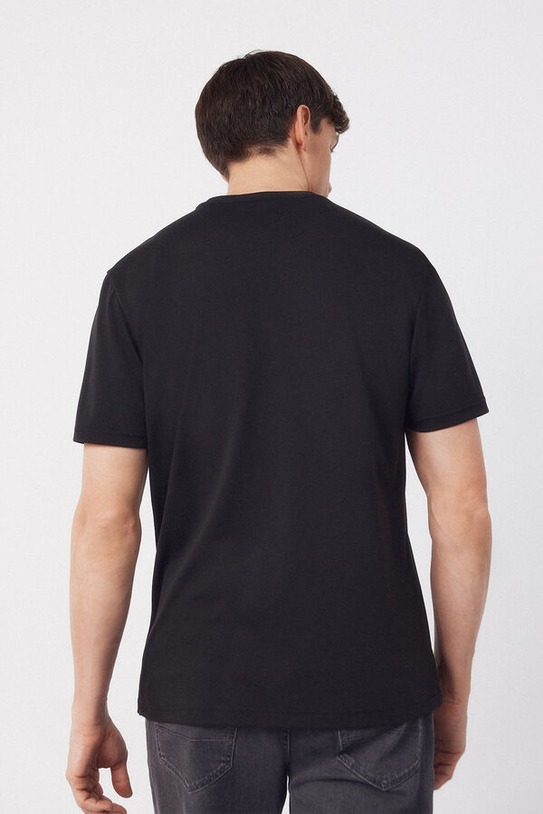 Cortefiel Camiseta COOLMAX&reg; Negro