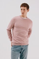 Cortefiel Jersey algodón cashmere cuello caja Rosa