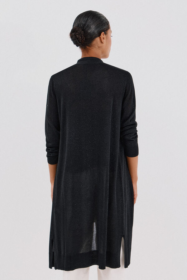 Cortefiel Su&eacute;ter de tejido fino Negro