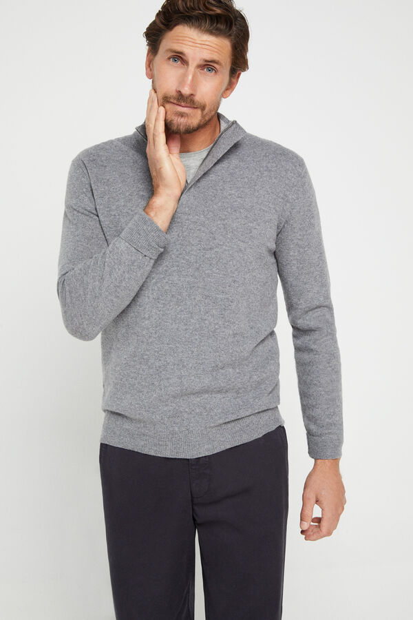 Cortefiel Pantalón chino slim fit Azul marino