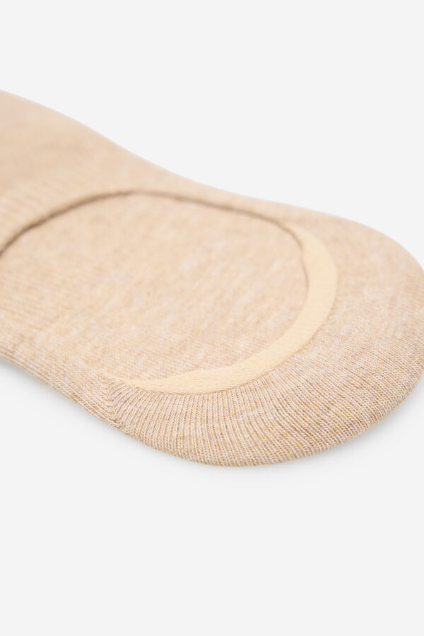 Cortefiel Calcet&iacute;n invisible coolmax Beige