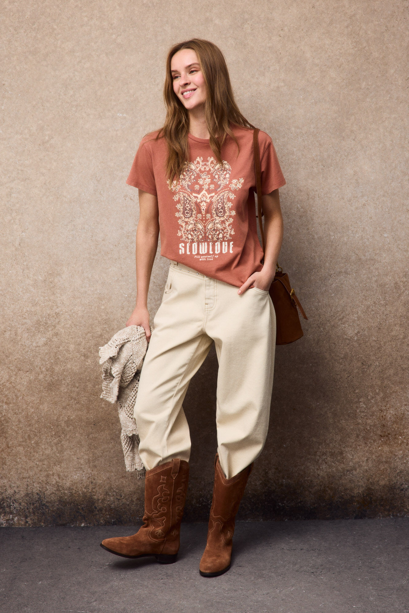 Slowlove Camiseta floral SlowLove