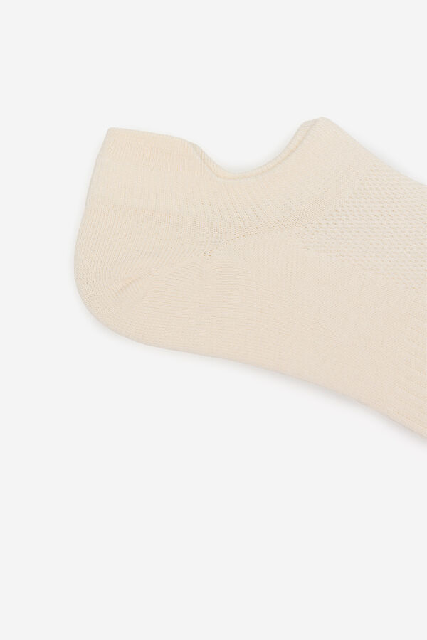 Cortefiel Calcet&iacute;n COOLMAX&reg; tobillero Beige