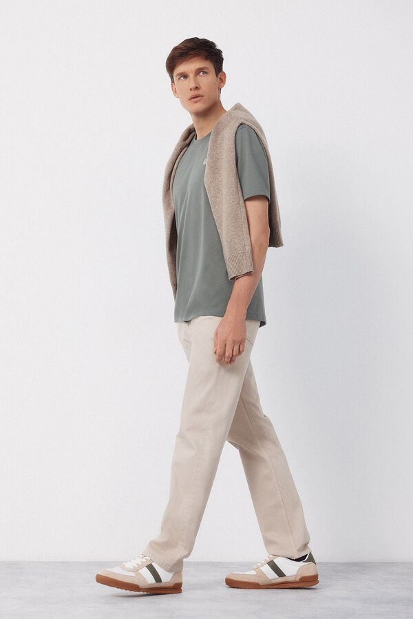 Cortefiel Camiseta COOLMAX&reg; Kaki