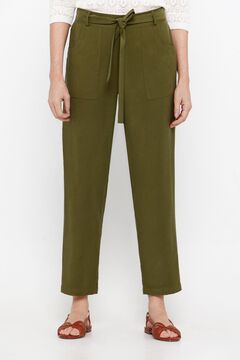 Cortefiel Pantalón bolsillos Kaki