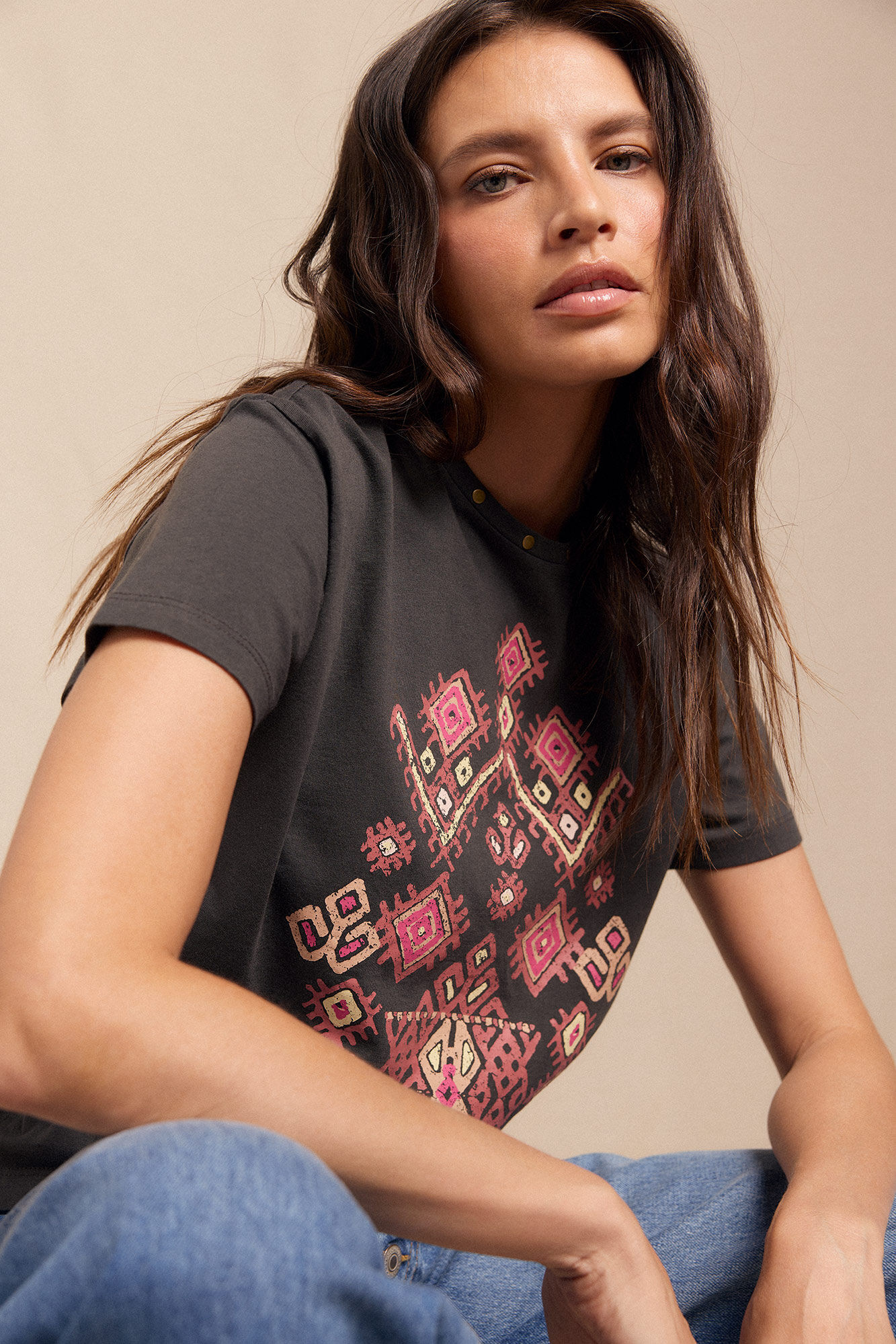 Slowlove Playera estampada