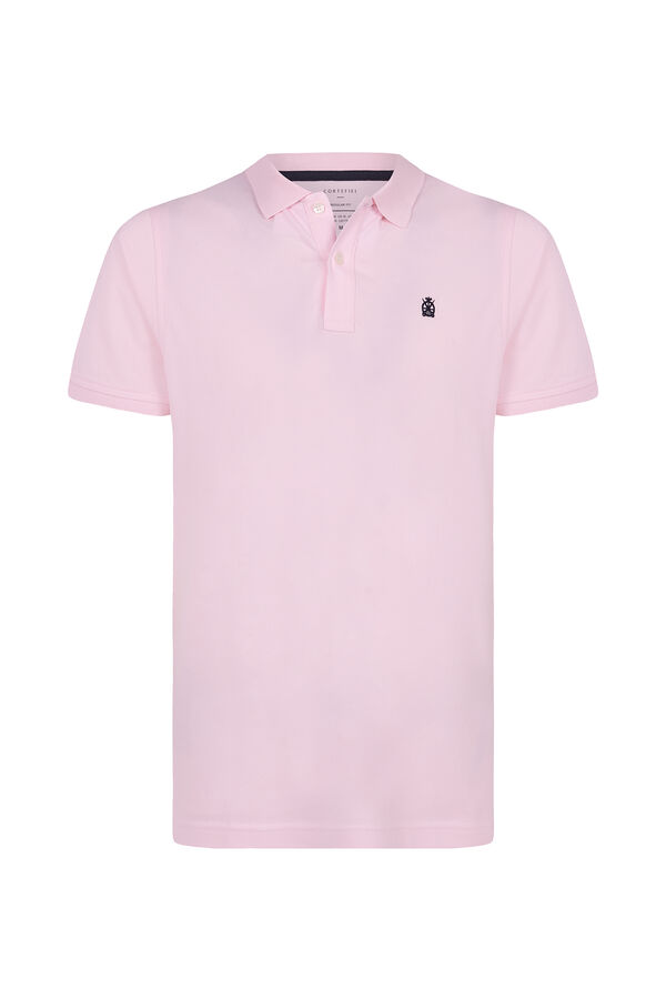 Cortefiel Polo básico Rosa