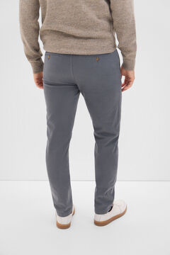 Cortefiel Pantalón chino slim fit Gris