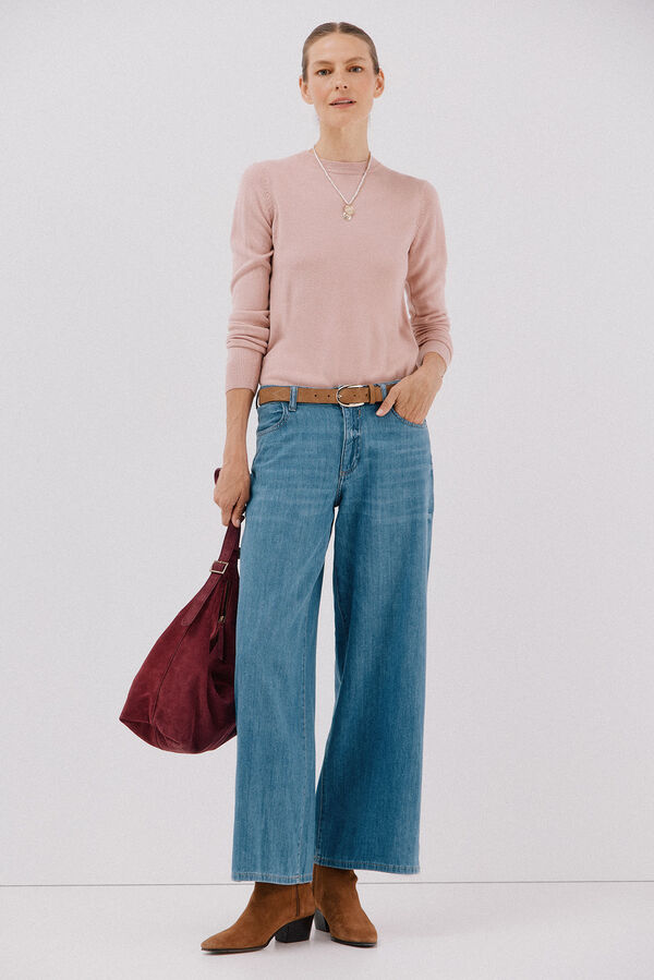 Cortefiel Suéter tacto suave Rosa