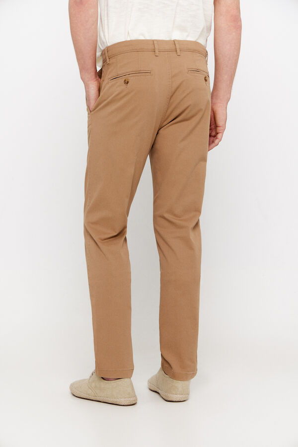 Cortefiel Pantalón chino slim fit Beige