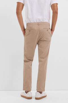 Cortefiel Pantalón chino slim fit Beige