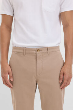 Cortefiel Pantalón chino slim fit Beige