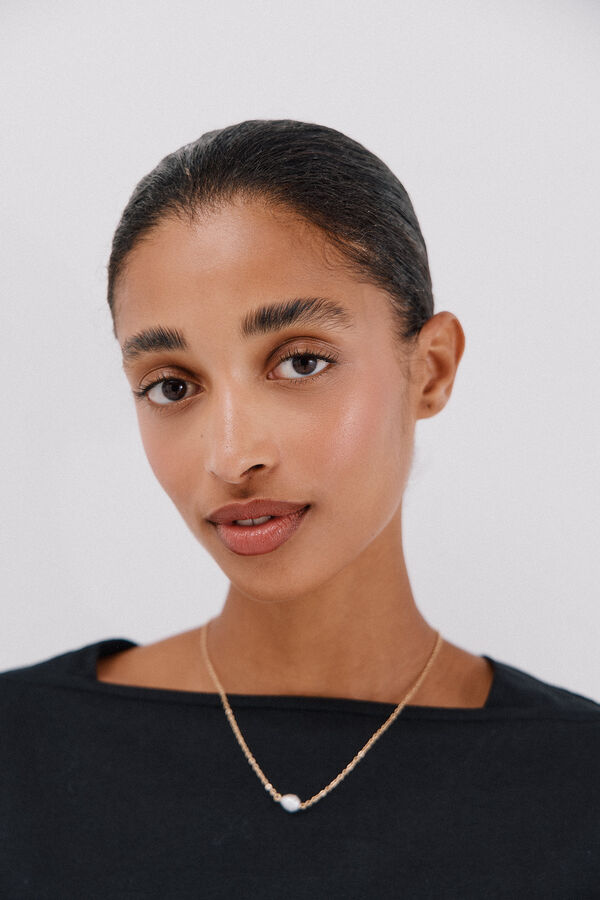 Cortefiel Playera básica barco Negro