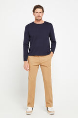 Cortefiel Pantalón chino slim fit Beige