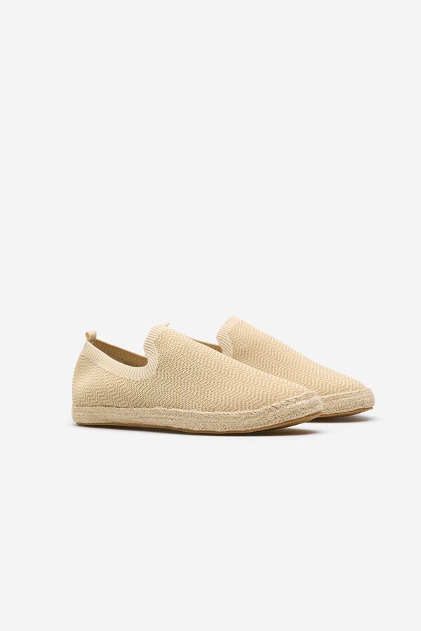 Cortefiel Alpargata tejido Beige