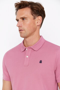 Cortefiel Polo básico Rosa