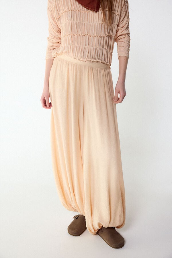 Slowlove Pantal&oacute;n corte bombacho Coral