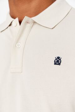 Cortefiel Polo básico Beige