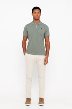 Cortefiel Polo básico Kaki