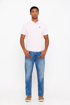 Cortefiel Polo básico Rosa