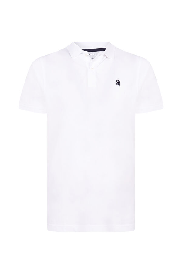 Cortefiel Polo básico Blanco