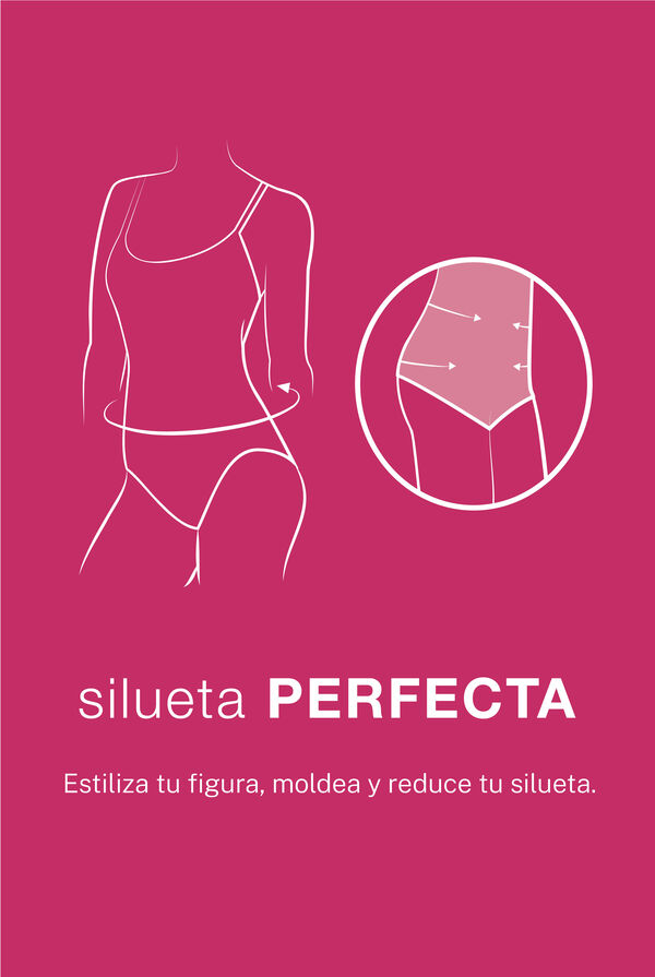 Cortefiel Traje de ba&ntilde;o modelador de tejido brillante Kaki